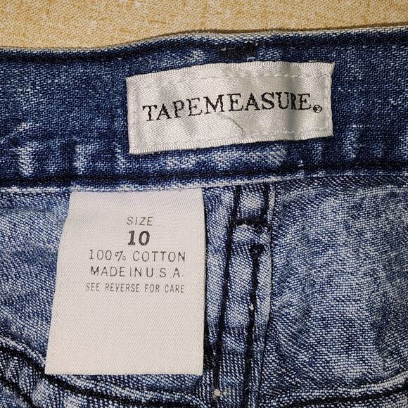 Anthropologie TapeMeasure Jeans Size 10 Mom Y2K High Waisted Rise Tapered Y2K - Picture 5 of 6